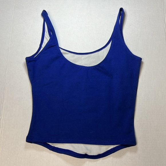 Princess Seam Leotard Pullover Fitted Camisole Tank Top NWOT M - Picture 4 of 7